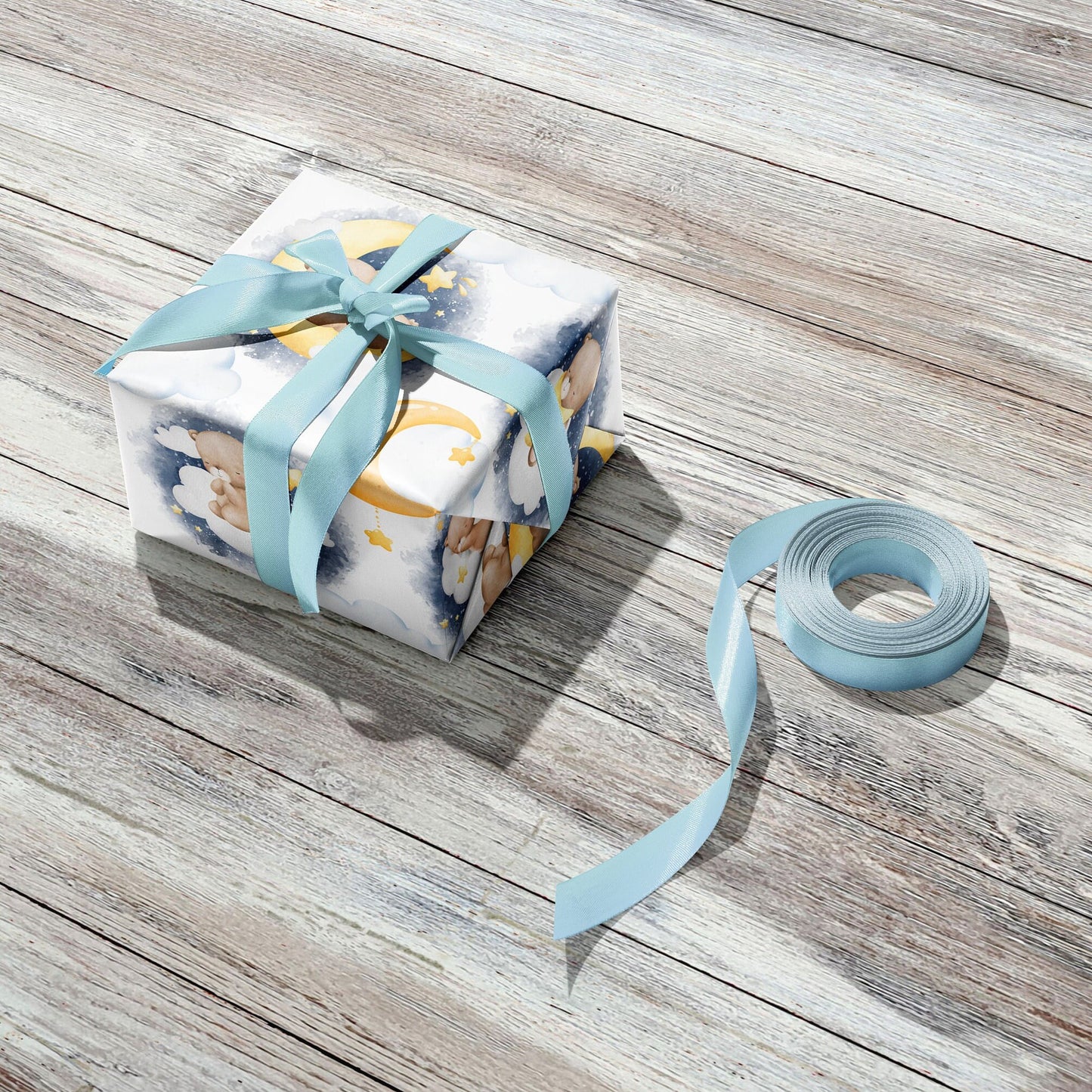 Gift Box with Ribbon for Baby Shower