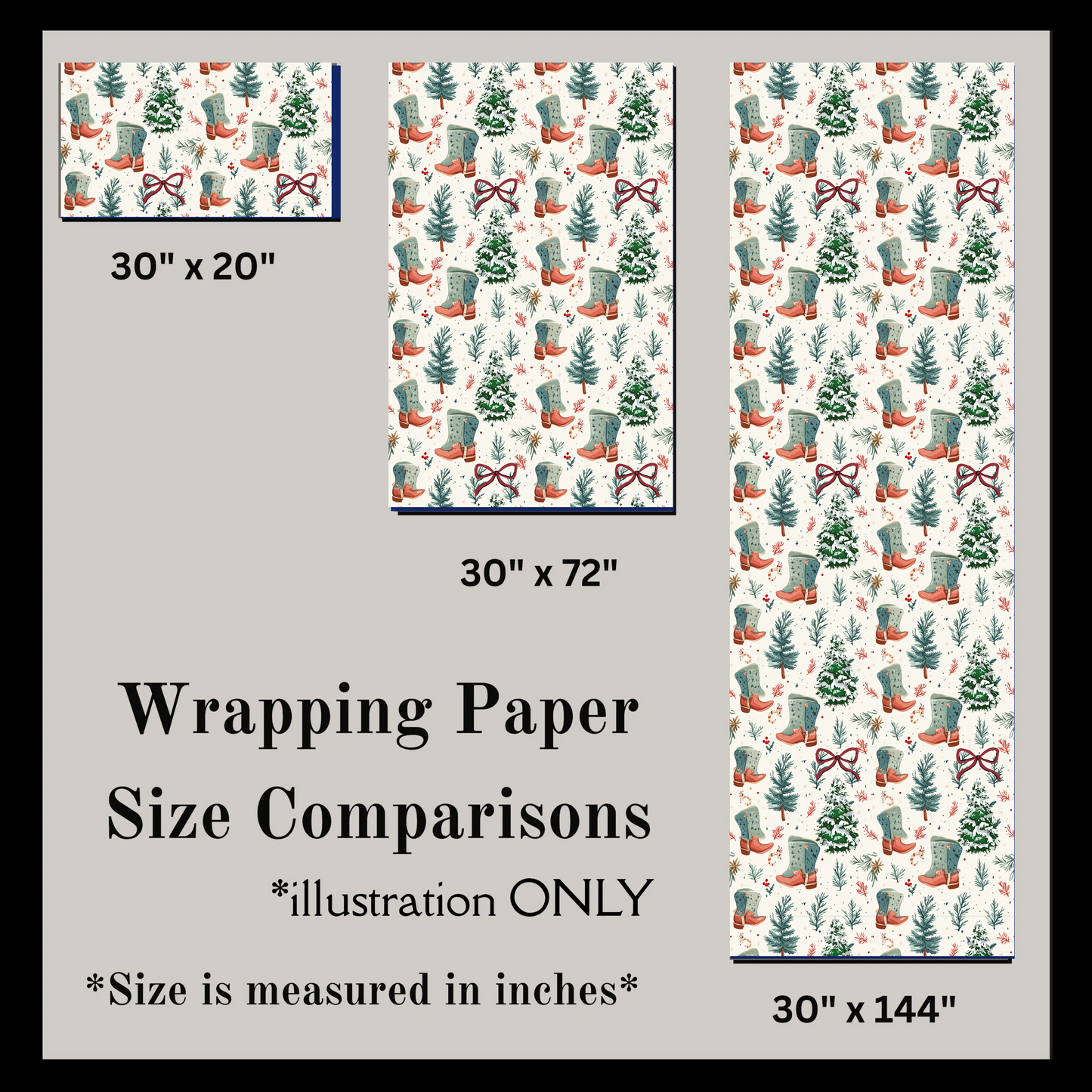 Christmas Country Gift Wrap