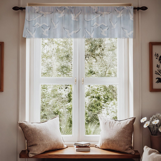 Seagull Blue Curtain