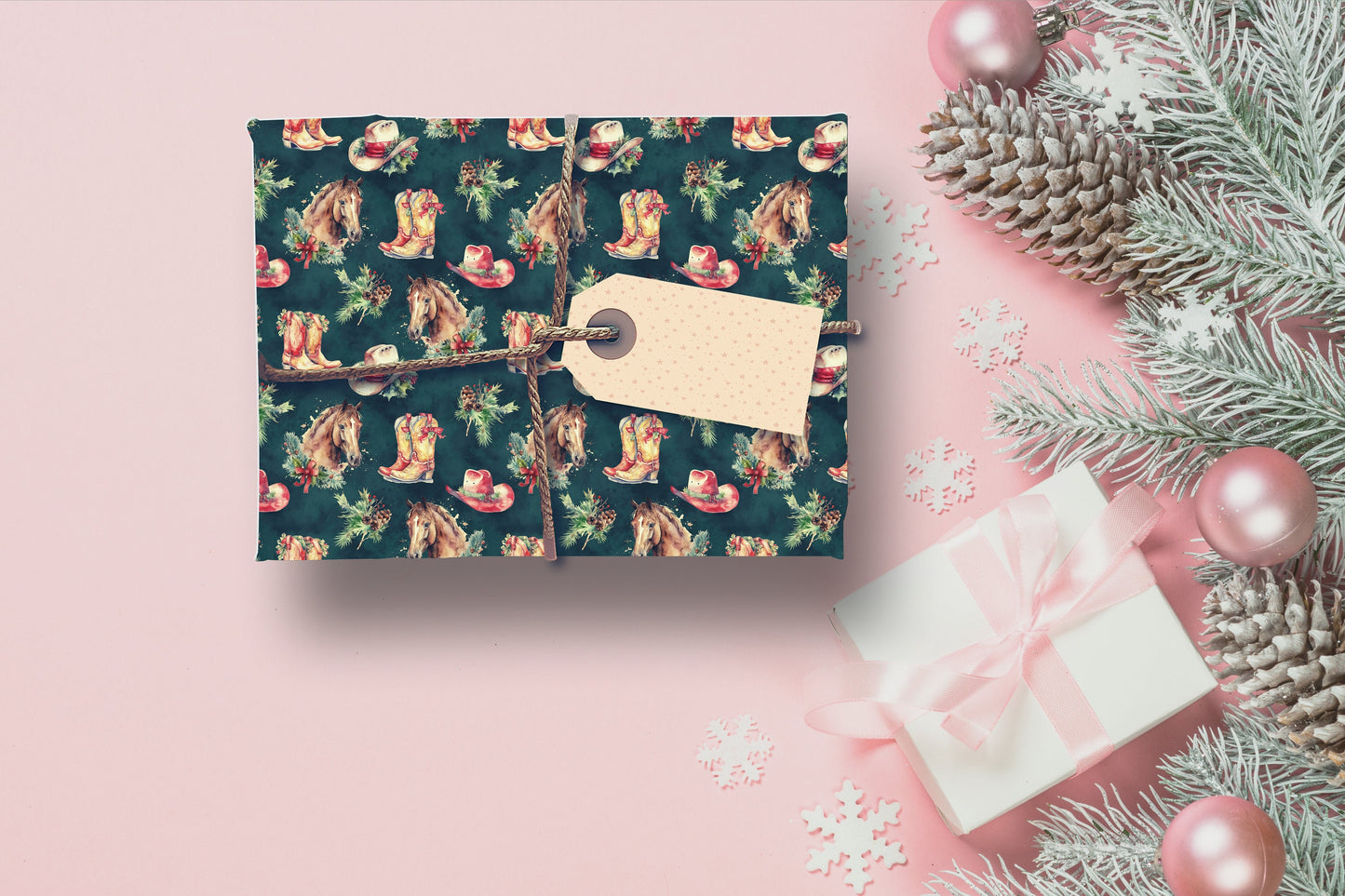 Cowgirl Gift Wrap