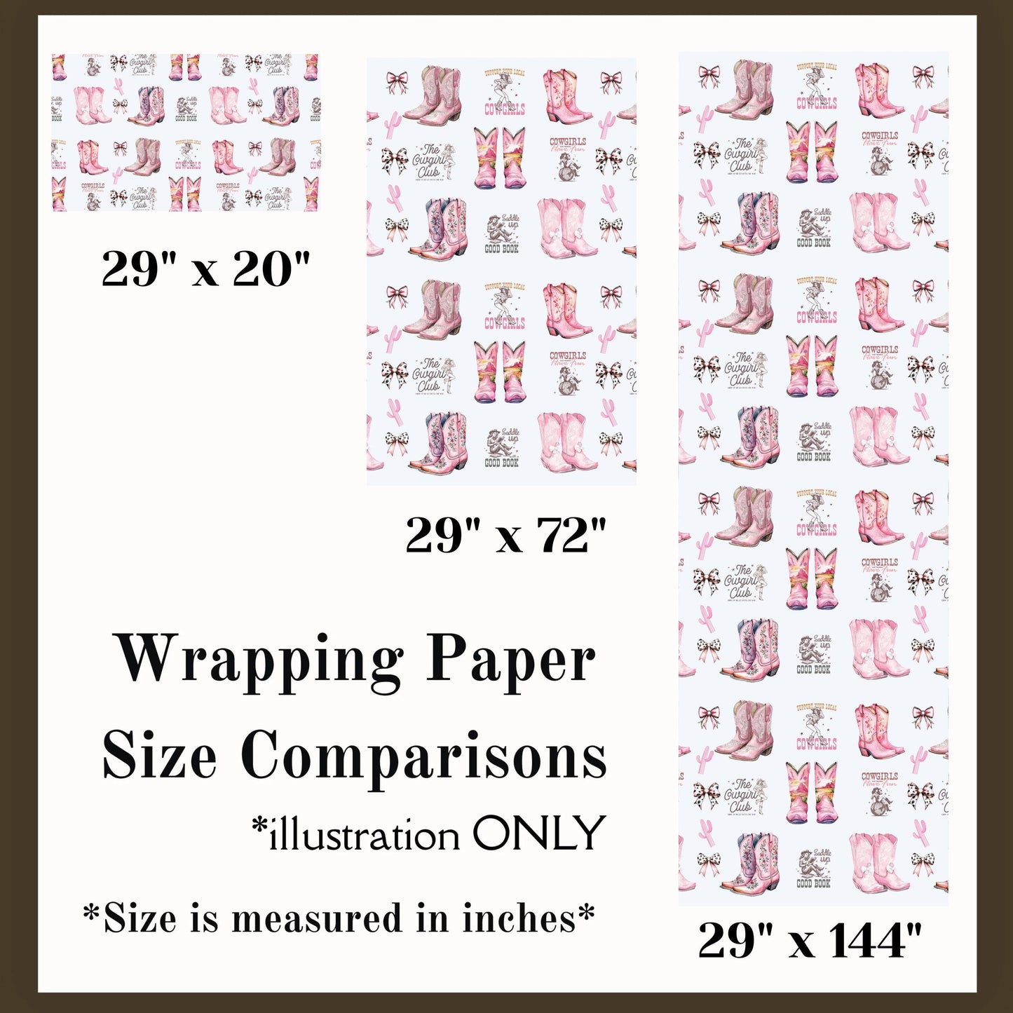 21st Birthday Gift Wrapping Paper for Cowgirl Aesthetic Pink Boot Twenty First Birthday Party Decor for Sorority Sister Present Girly Theme