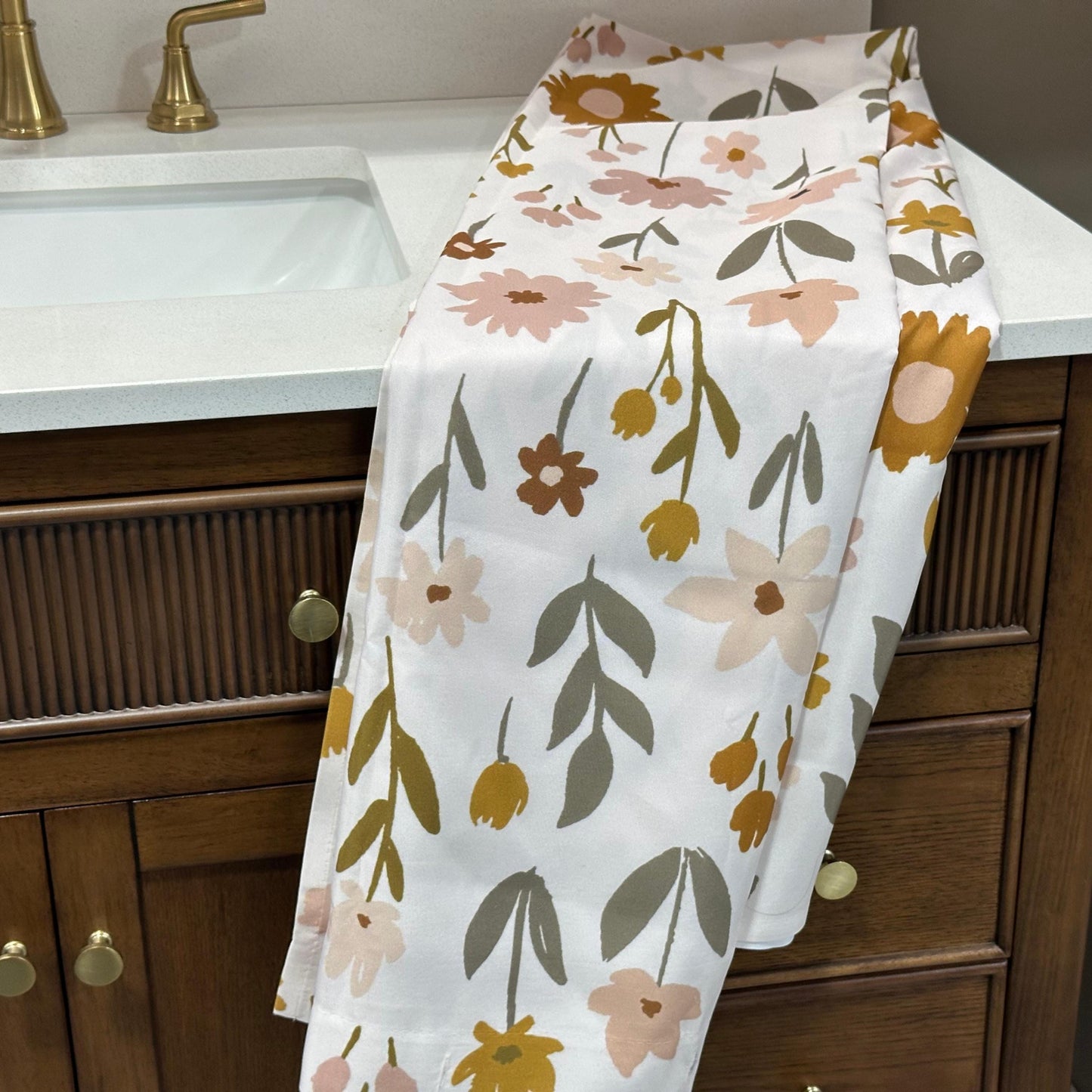Boho Wildflower Shower Curtain