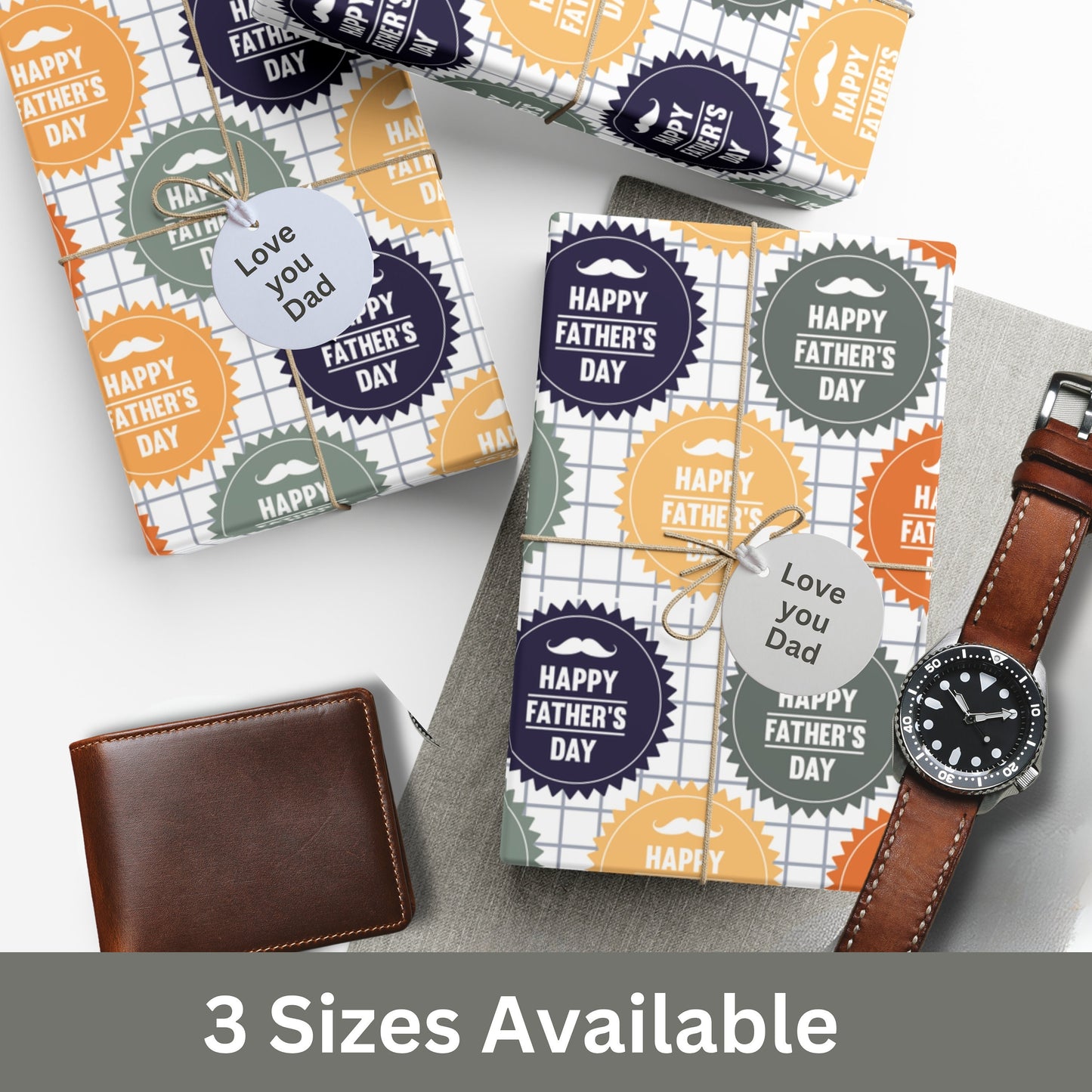 Fathers Day Paper Gift Wrap