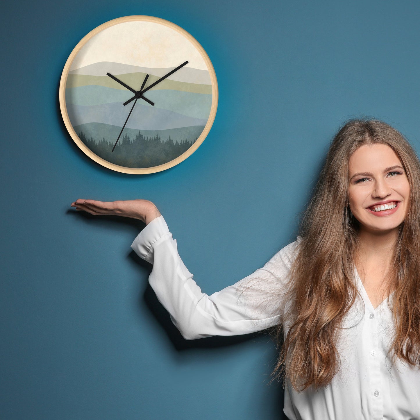 Minimalist Boho Wall clock