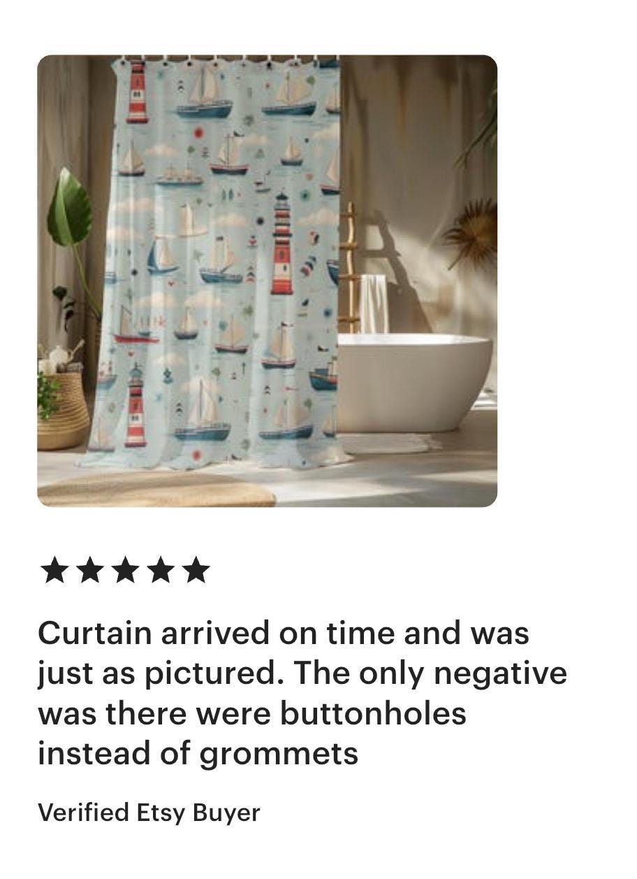 Nautical Shower Curtain Bathroom Set Coastal Theme Beach House Decoration Maritime Design Lighthouse Accessory Guest Ocean Themed Seaside