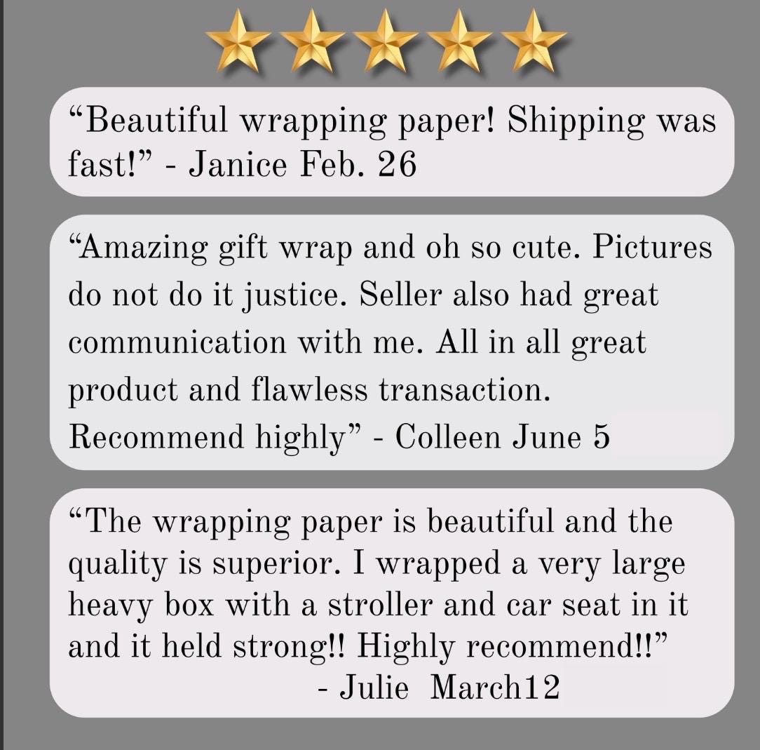Happy Birthday Personalized Wrapping Paper Balloon Theme Gift Wrap Colorful Birthday Present Cake and Balloon Gift Paper for Granddaughter