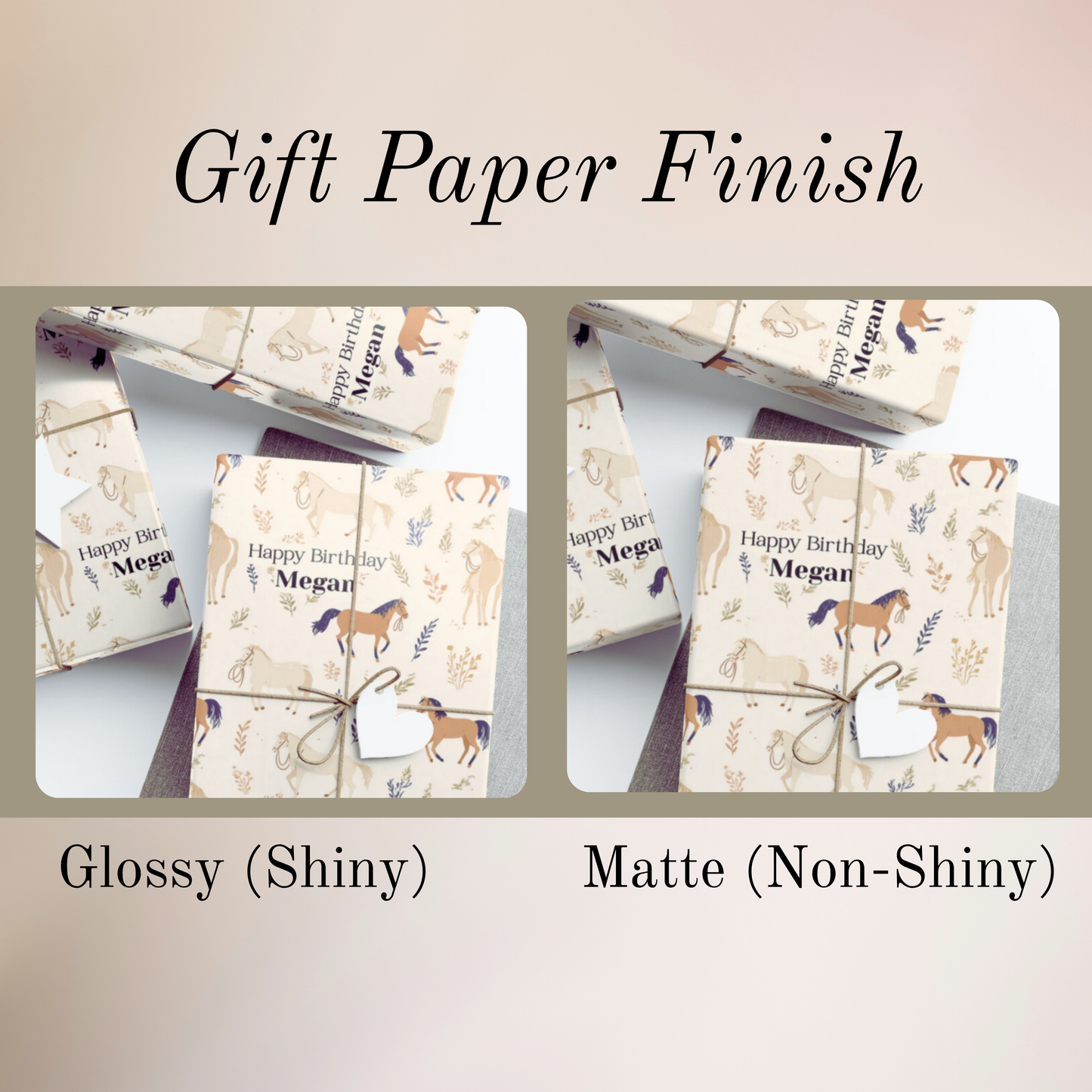 (Copy) Horse Lover Gift Wrap