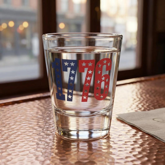 America 250th Anniversary Custom 1776 shot glass Independence Day Party Favor USA event decor