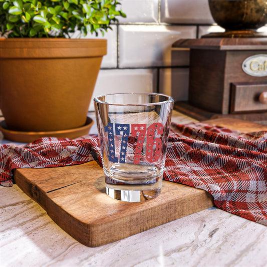 America 250th Anniversary Custom 1776 shot glass Independence Day Party Favor USA event decor