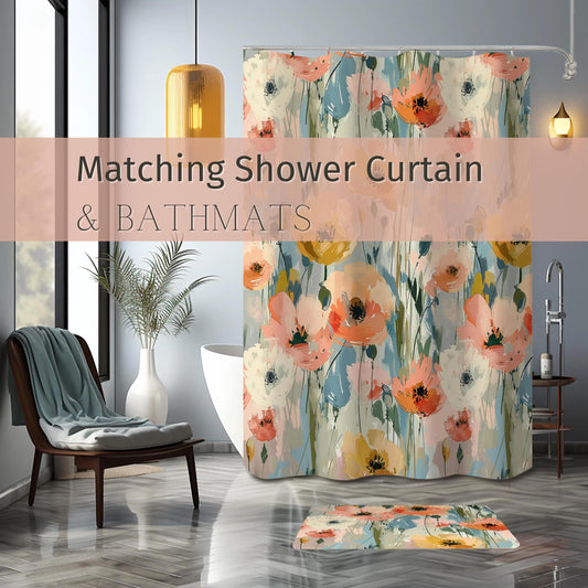 Shower Curtain for Cottagecore Guest Bathroom