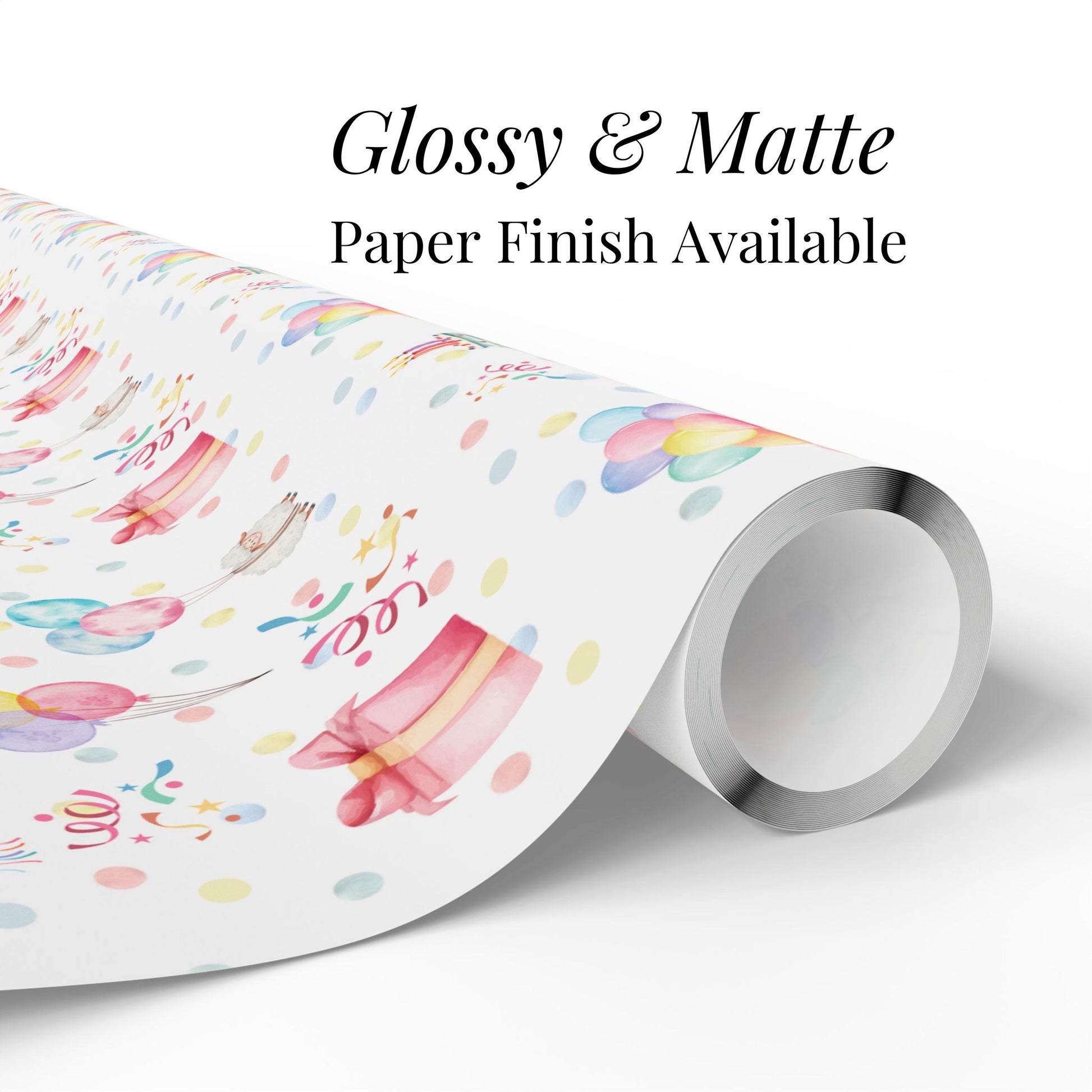 Professional Grade Wrapping Paper Premium Quality Collection Watercolor Design Pattern Baby Shower Essential Party Supply Package Tear Resistant Material Water Resistant Coating Beautiful Pastel Colors Perfect Gift Wrap Made USA