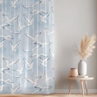 Seagull Blue Curtain