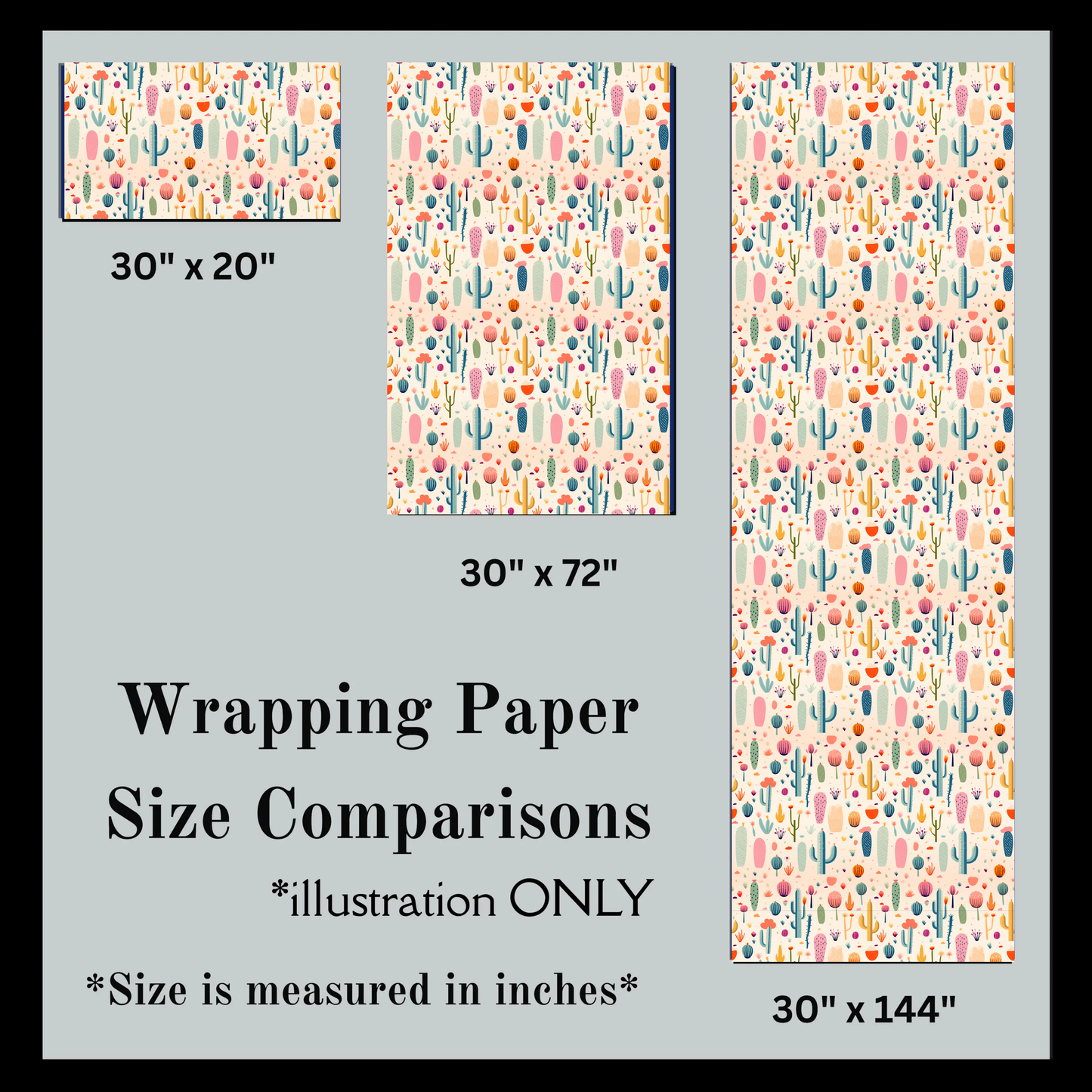 Western Gift Wrapping Paper