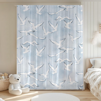 Seagull Blue Curtain