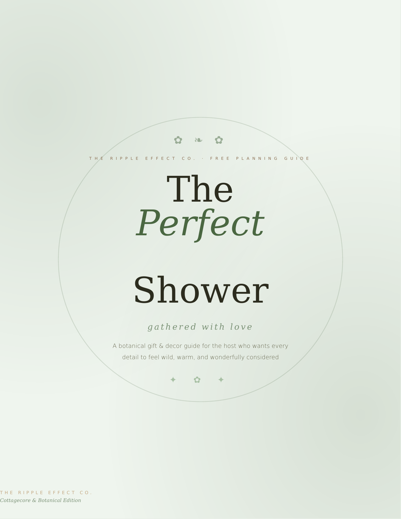 The Perfect Shower — Bridal Shower Planning Guide