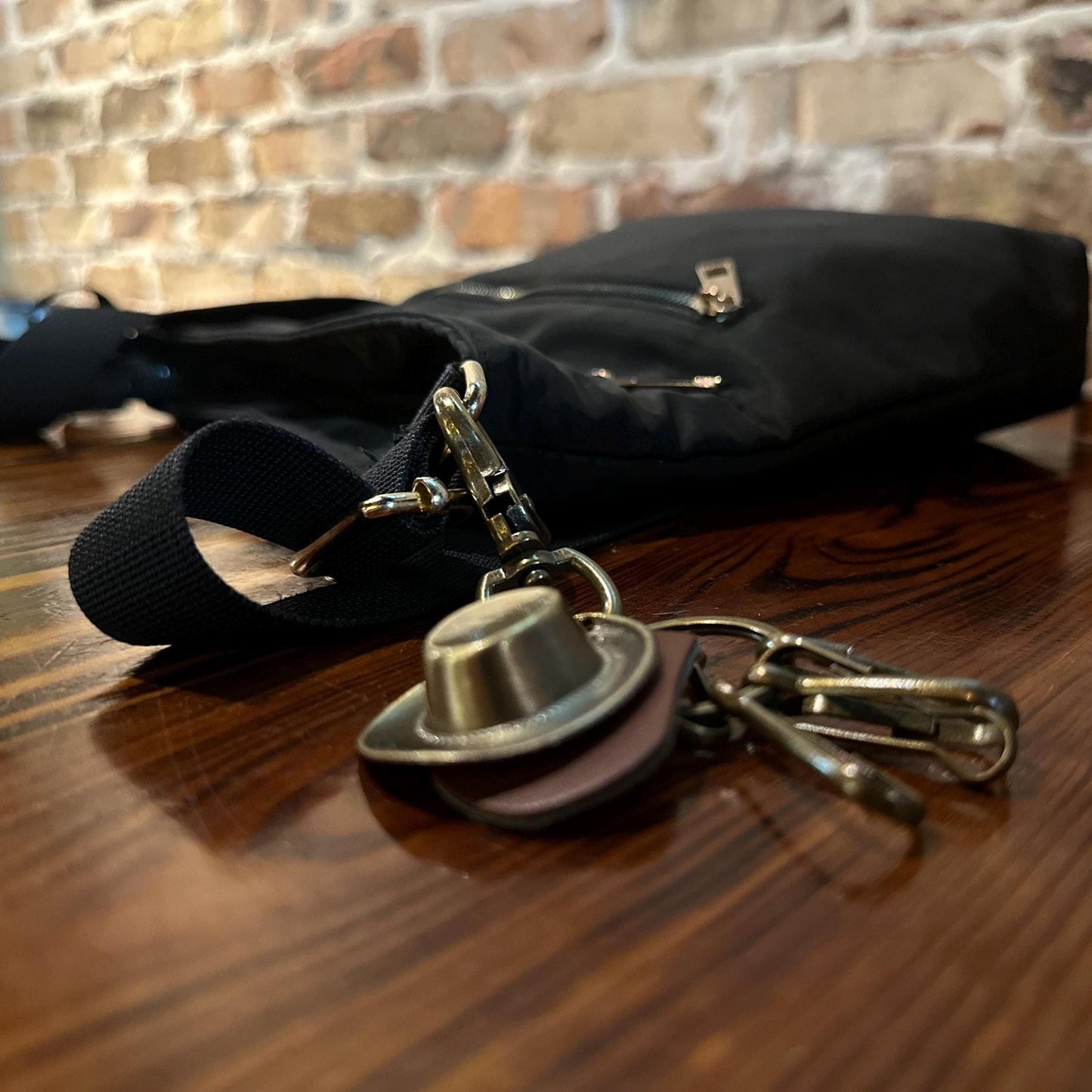 Engrave Personalize PU Leather Keychain Cowgirl Theme Party Favor for Western Event Bulk Keychain Charm Gift Brass Cowboy Hat Leather Custom Stocking Stuffer Cowgirl Theme Party Favor for Western Christmas Bulk Keychain Charm Brass Cowboy Hat Charm Country Girl Birthday Gift Idea