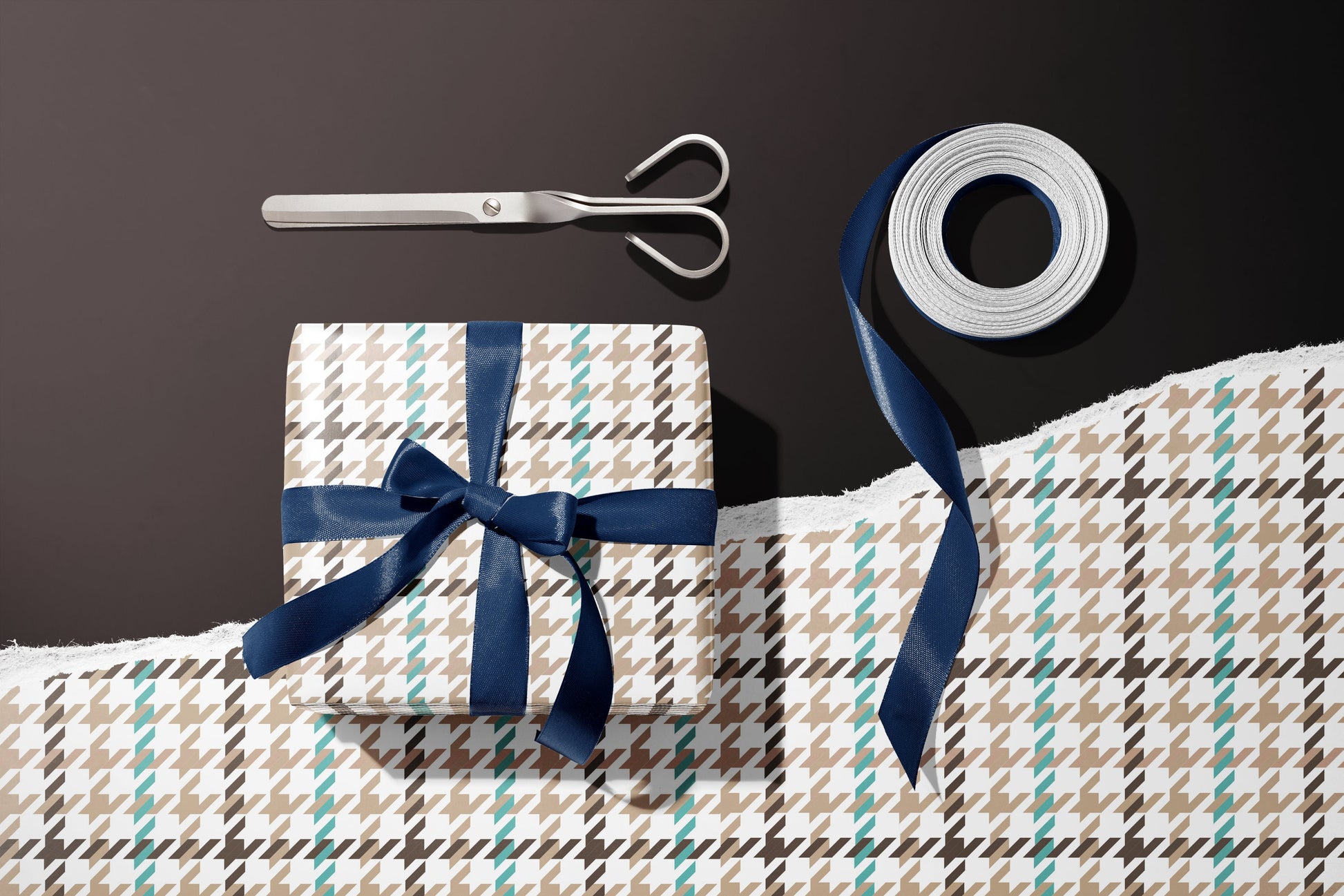 Gift for Grandpa Plaid Paper