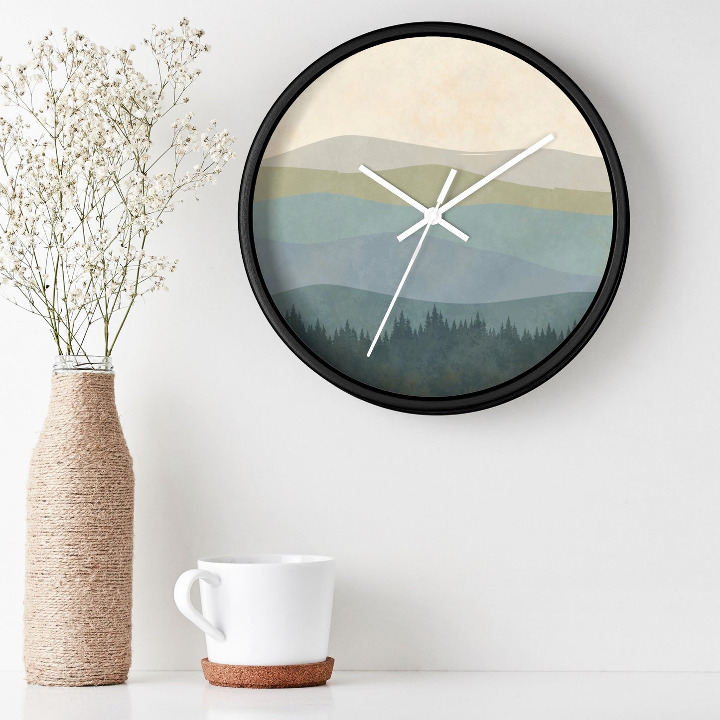 Minimalist Boho Wall clock