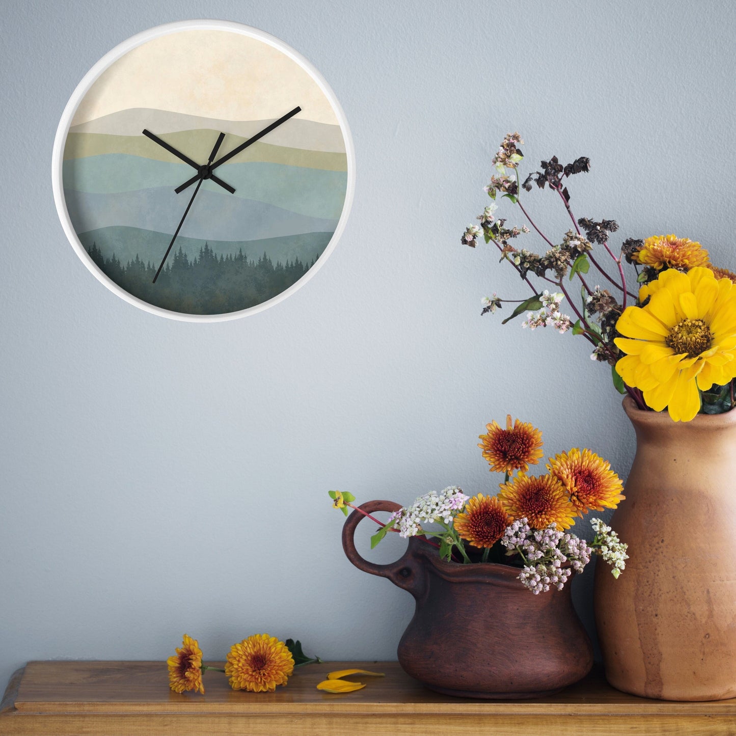 Minimalist Boho Wall clock