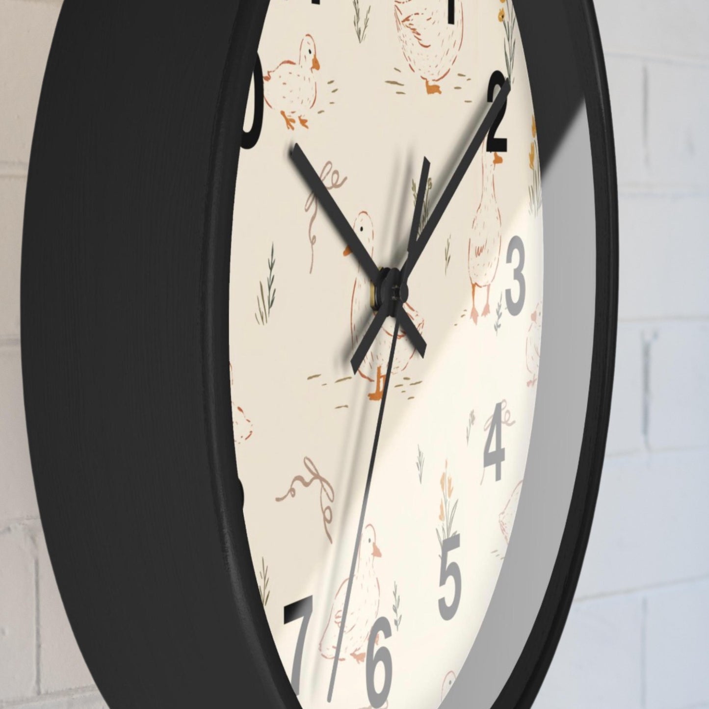 Nursery Duck Wall Clock - Toddler Bedroom Decor