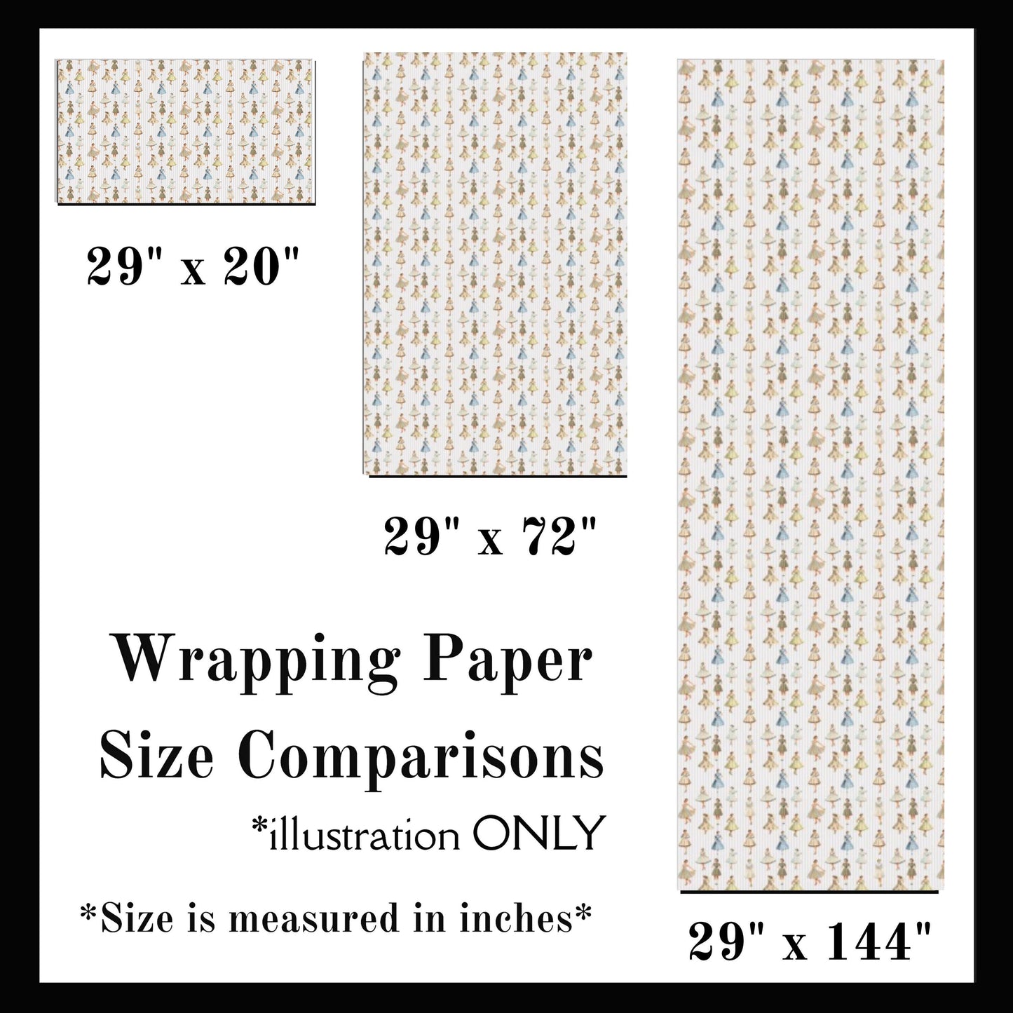 Vintage Bridal Shower Gift Wrap Elegant Wrapping Paper Vintage Women Pattern Wedding Shower Gift Wrap Feminine Stripe Paper