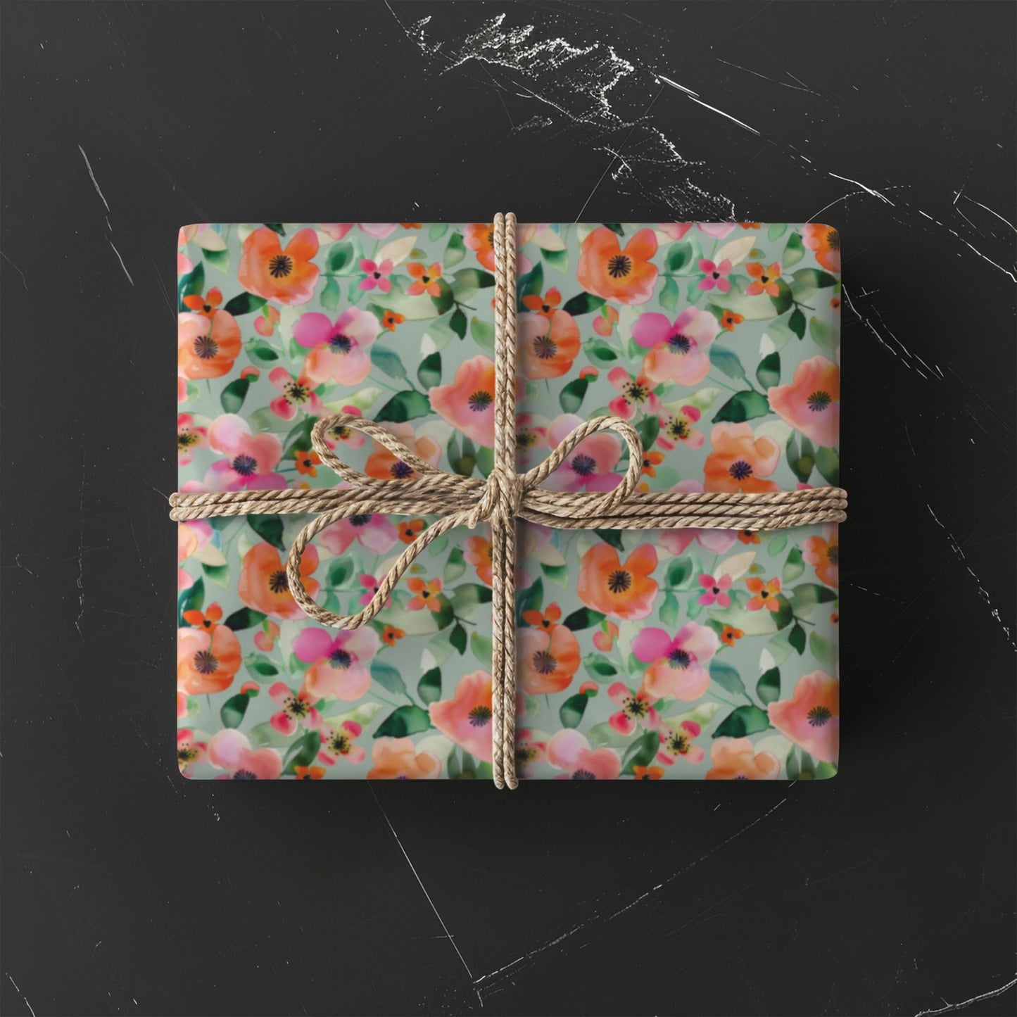 Versatile Wrapping Paper Floral Design Gift Wrap Birthday Wedding Celebration Packaging Pink Coral Flowers Elegant Pattern Premium Quality Material Multiple Sizes Available Satin Finish Option Eco Friendly Printing Water Based Inks
