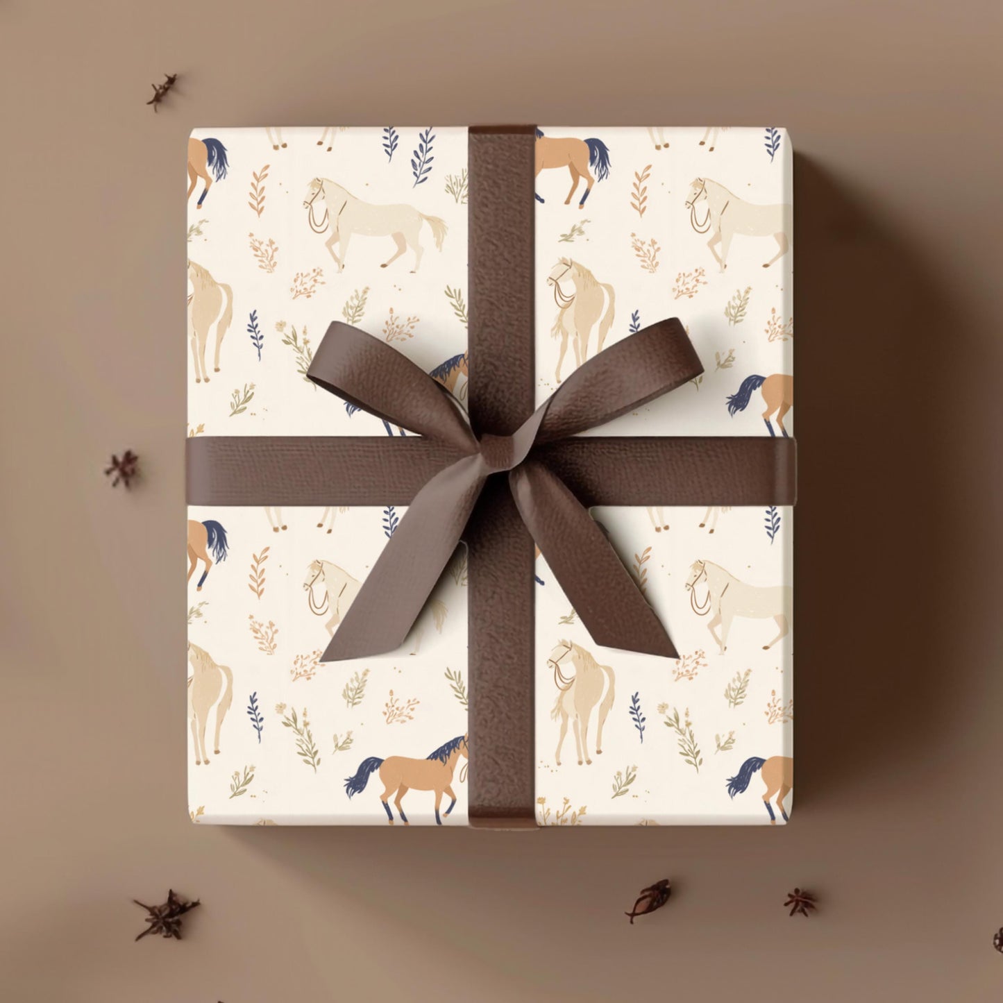 Horse Gift for Her Equestrian Rider Gift Wrap Paper Rolls for Horse Theme Birthday Party