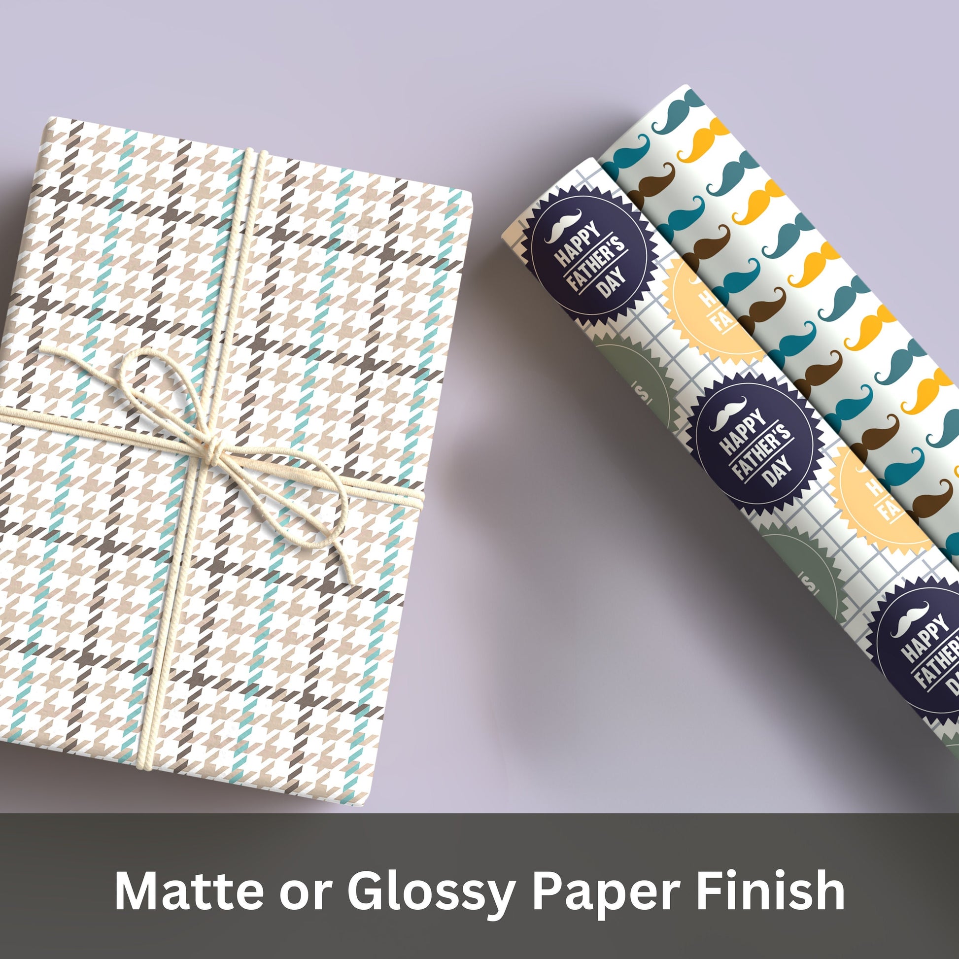Happy Fathers Day Gift Wrapping Paper