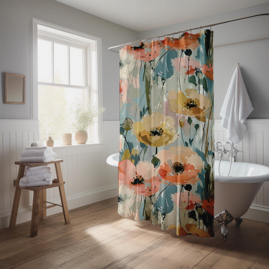 Shower Curtain for Cottagecore Guest Bathroom