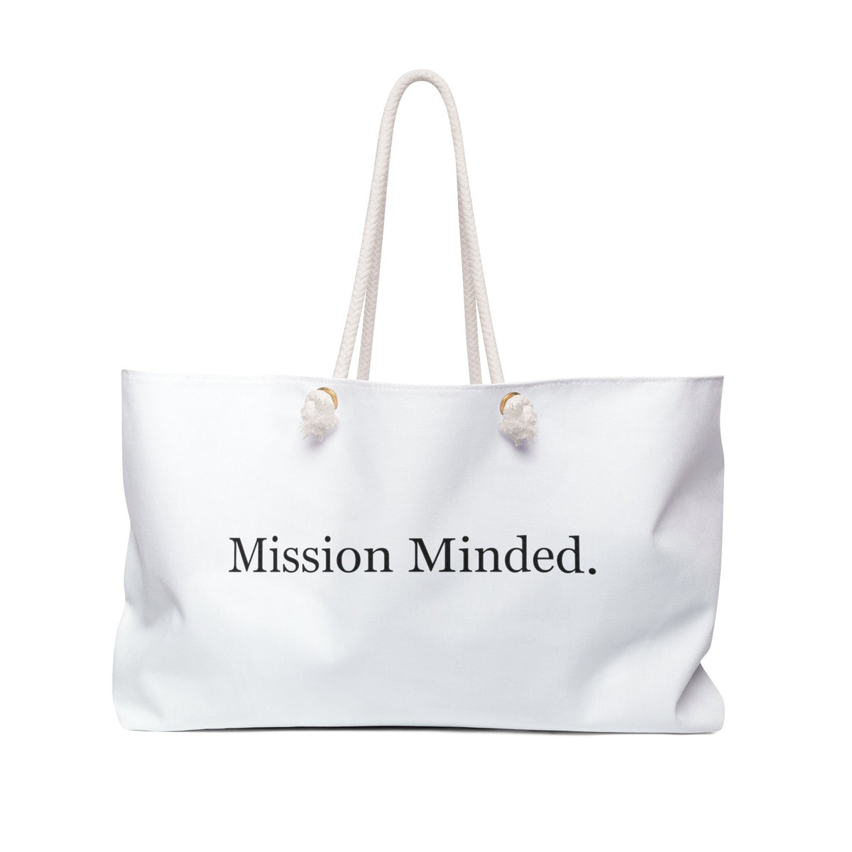 Christian Custom Gift Mission Weekender Bag, Carryall Four Hearts Bag, Gift for Mom, Gift for Grandma, Gift for Friend Custom Weekender Bag