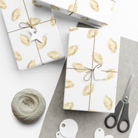 Gift Wrap Paper Minimalist Gift Gold Leaf Paper Gift Wrap Custom Birthday Gift Wrap Elegant Anniversary Gift Wrap Paper Custom Gold Leaf