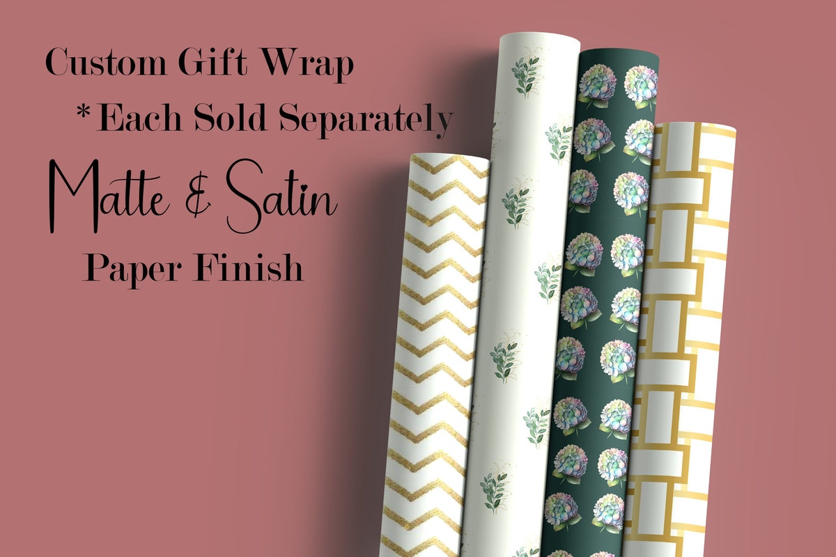 Gift Wrap Paper Minimalist Gift Gold Leaf Paper Gift Wrap Custom Birthday Gift Wrap Elegant Anniversary Gift Wrap Paper Custom Gold Leaf