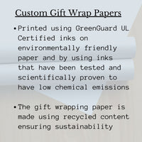 Wrapping Paper Newborn Custom Paper Baby Shower Gift Wrap Newborn Paper Wrapping Gift Baby Paper Custom Bear Little Baby Gift for New Mom