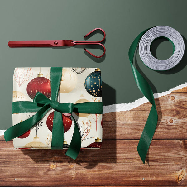 Christmas Ornament Gift Wrapping Paper