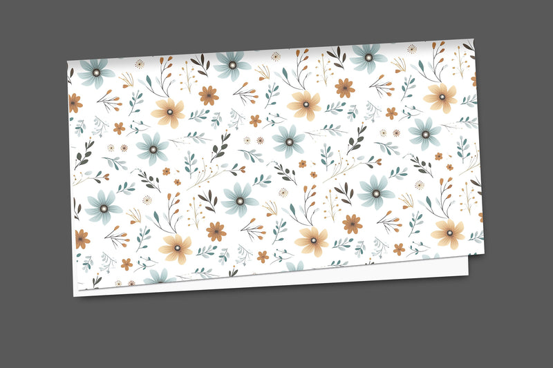 Boho Christmas Wrapping Paper Wildflower Gift Wrap Paper Boho Floral Wrapping Paper Birthday Gift Paper Boho Baby Shower Wrapping Gift Paper