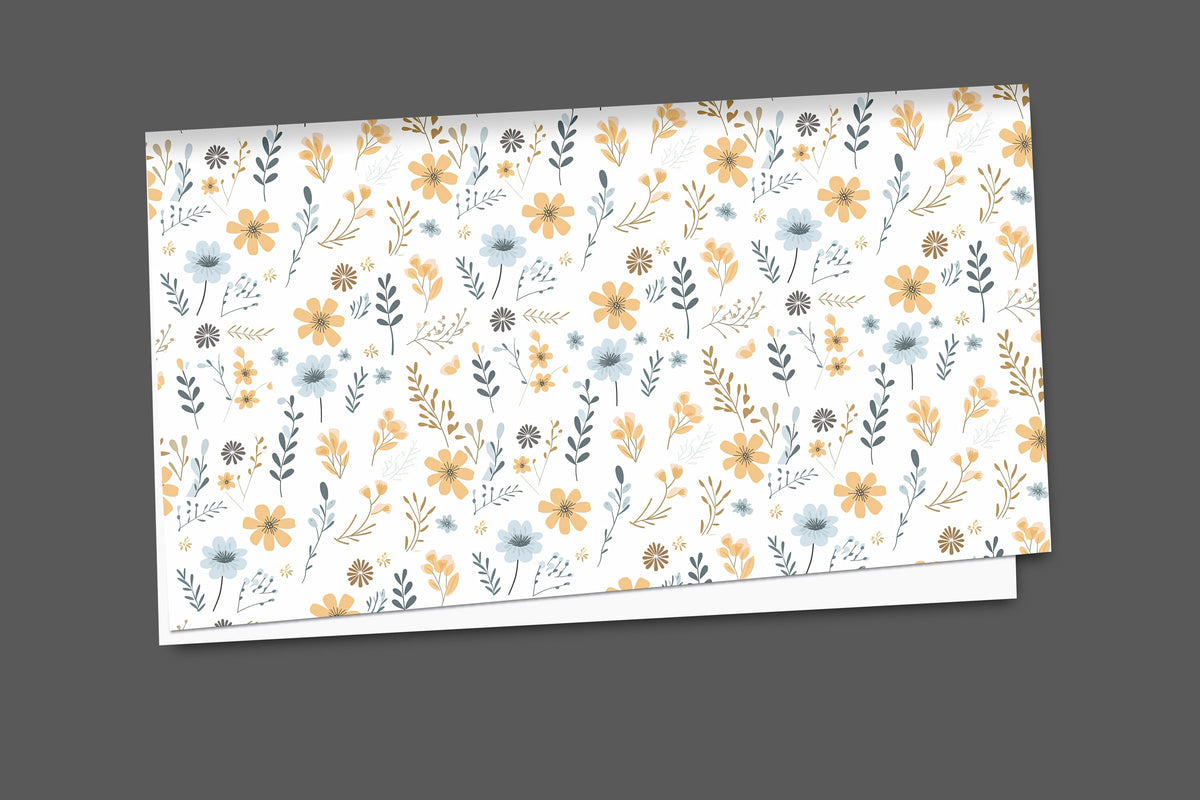 Boho Baby Shower Wrapping Paper Wildflower Gift Wrap Paper Boho Floral Wrapping Paper Birthday Gift Paper Boho Christmas Wrapping Gift Paper