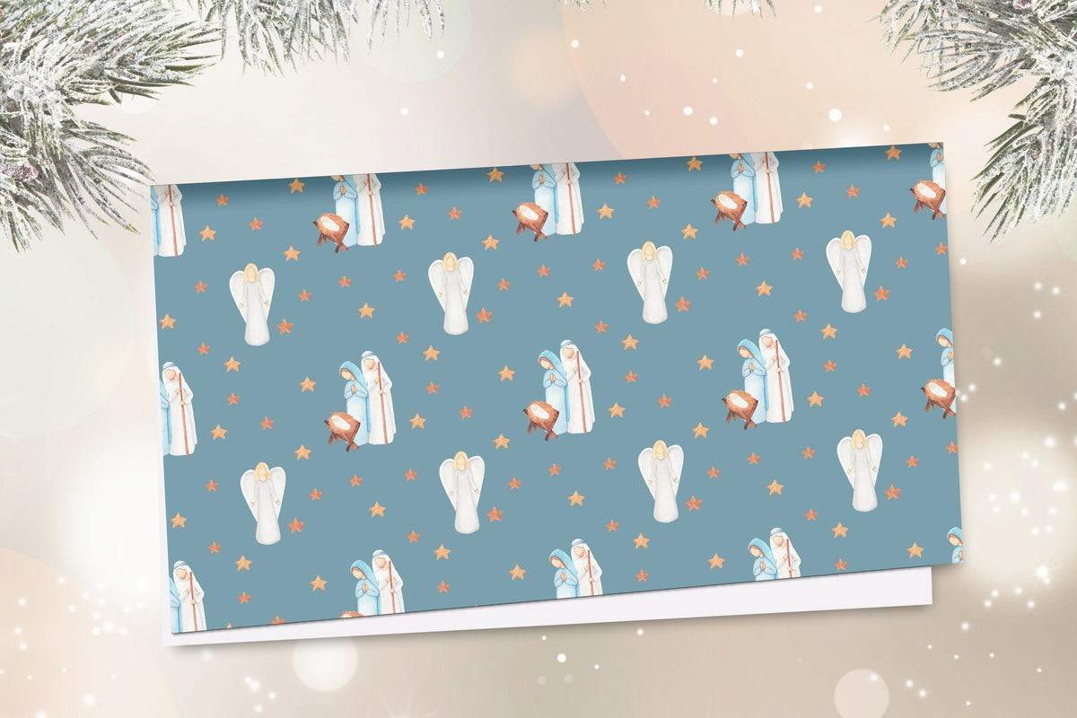 Christmas Paper Nativity Gift Wrapping Paper Christmas Wrapping Paper Gift Wrap Christmas Roll Christian Christmas Gift Wrap Roll Religious