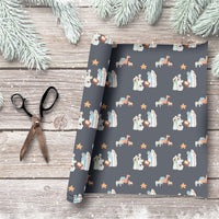 Religious Christmas Paper Nativity Gift Wrapping Paper Christmas Wrapping Paper Gift Wrap Christmas Roll Christian Christmas Gift Wrap Roll