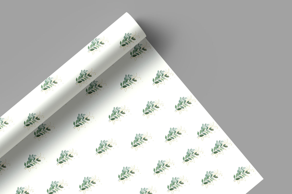 Custom Gift Wrap Paper Cream Paper Fern Gift Wrap Paper Plant Custom Birthday Gift Wrap Elegant Anniversary Gift Wrapping Paper Custom Plant - The Ripple Effect Co.US