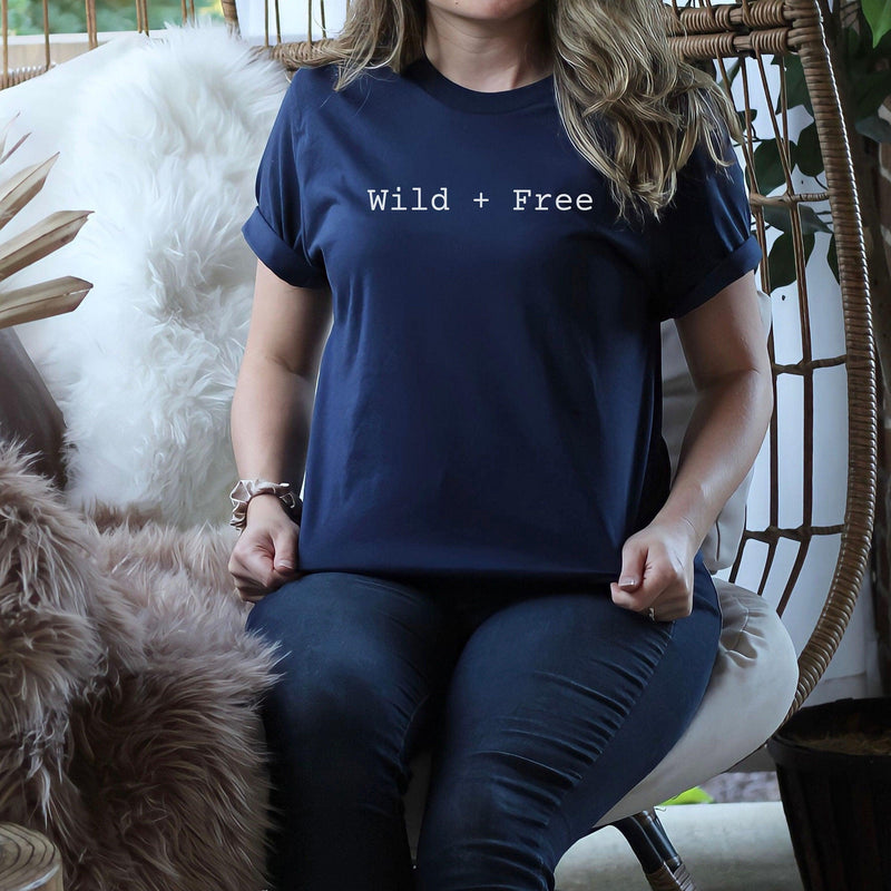 Custom Men Navy Tee Joy is now T Shirt Wild T-Shirt Free Shirt Joy Custom Gift Navy Unisex T Shirt Gift for Mom Father's Day Tee Personalize - The Ripple Effect Co.US