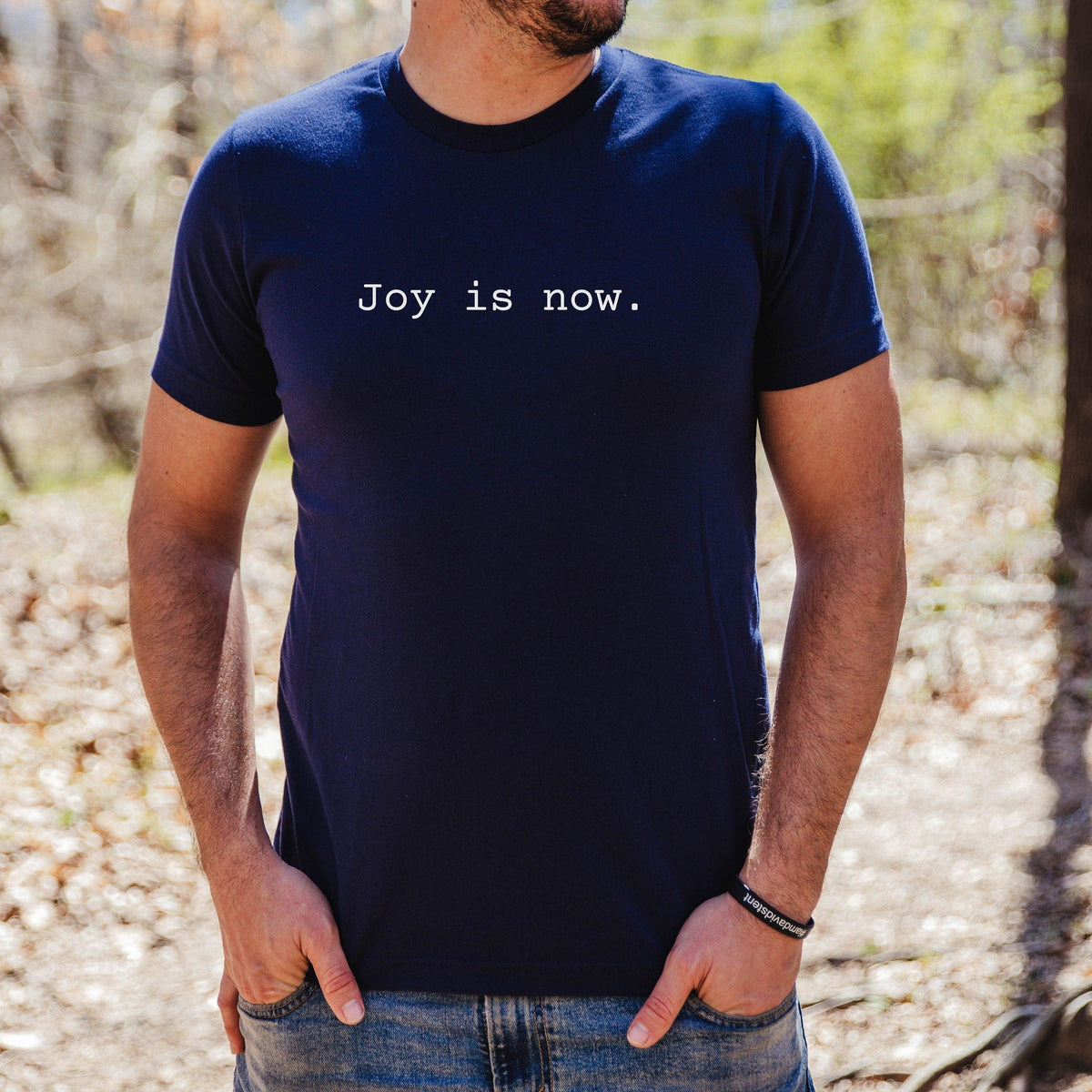 Custom Men Navy Tee Joy is now T Shirt Wild T-Shirt Free Shirt Joy Custom Gift Navy Unisex T Shirt Gift for Mom Father's Day Tee Personalize - The Ripple Effect Co.US