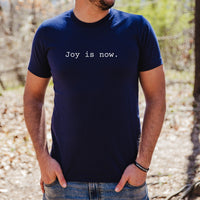 Custom Men Navy Tee Joy is now T Shirt Wild T-Shirt Free Shirt Joy Custom Gift Navy Unisex T Shirt Gift for Mom Father's Day Tee Personalize - The Ripple Effect Co.US