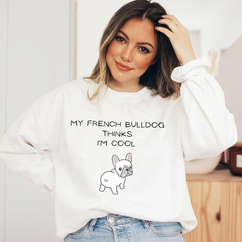 Funny Bulldog Mom Shirt Cute French Bulldog Sweater Funny Dog T-Shirt Cute Frenchie Shirt Cute Gift for Frenchie Mama Sweater Gift for Mom - The Ripple Effect Co.US