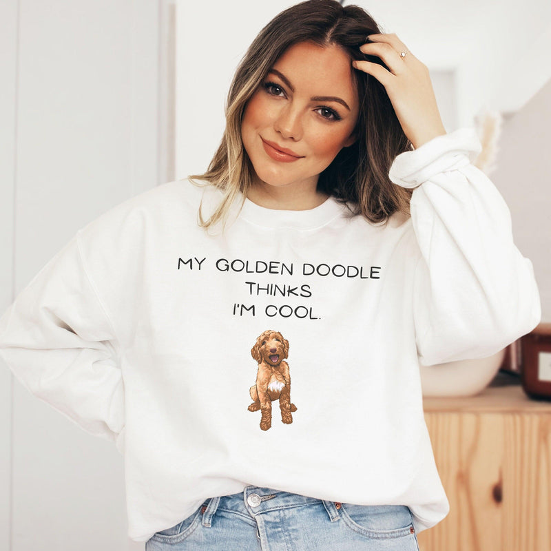Golden Doodle Sweatshirt Dog Mom Pullover Gift for Golden Doodle Lovers Dog Mama Sweatshirt - The Ripple Effect Co.US