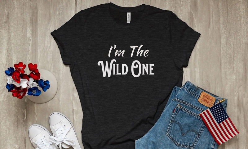 Custom Wild One Tee Shirt Custom Family Matching T-Shirt Group T Shirt Custom Rodeo Tee Personalize Cowgirl Gift for Her 4th of July T Shirt - The Ripple Effect Co.US