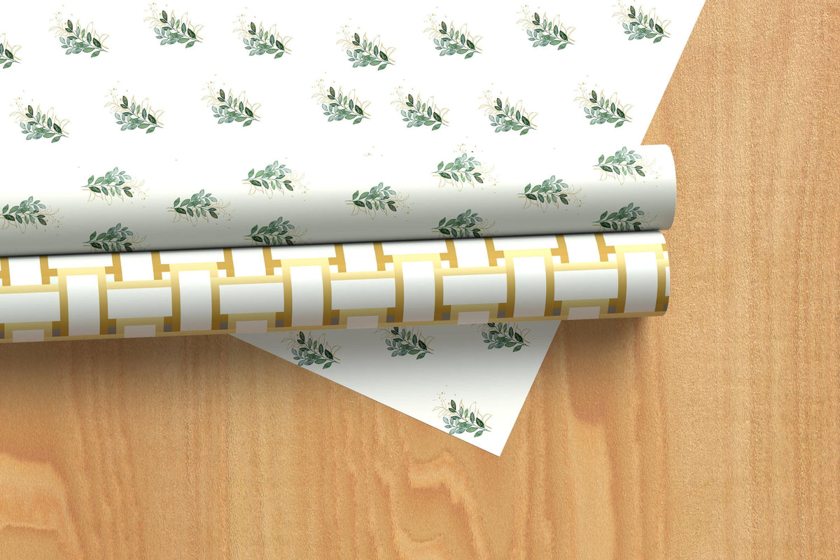 Custom Gift Wrap Paper Cream Paper Fern Gift Wrap Paper Plant Custom Birthday Gift Wrap Elegant Anniversary Gift Wrapping Paper Custom Plant - The Ripple Effect Co.US