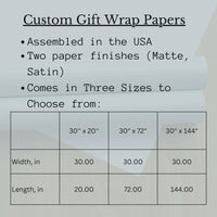 Boho Duck Gift Wrap Paper - Matte/Satin Finish - The Ripple Effect Co.US