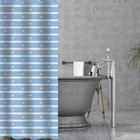 Nautical Decor Blue Children Bath Custom Floor Mat Shower Curtain Personalized Name Bath Mat Custom Shower Mat Boho Star Guest Bathroom Idea - The Ripple Effect Co.US