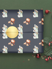 Christmas Paper Nativity Gift Wrapping Paper Christmas Wrapping Paper Gift Wrap Christmas Roll Christian Christmas Gift Wrap Roll Religious - The Ripple Effect Co.US