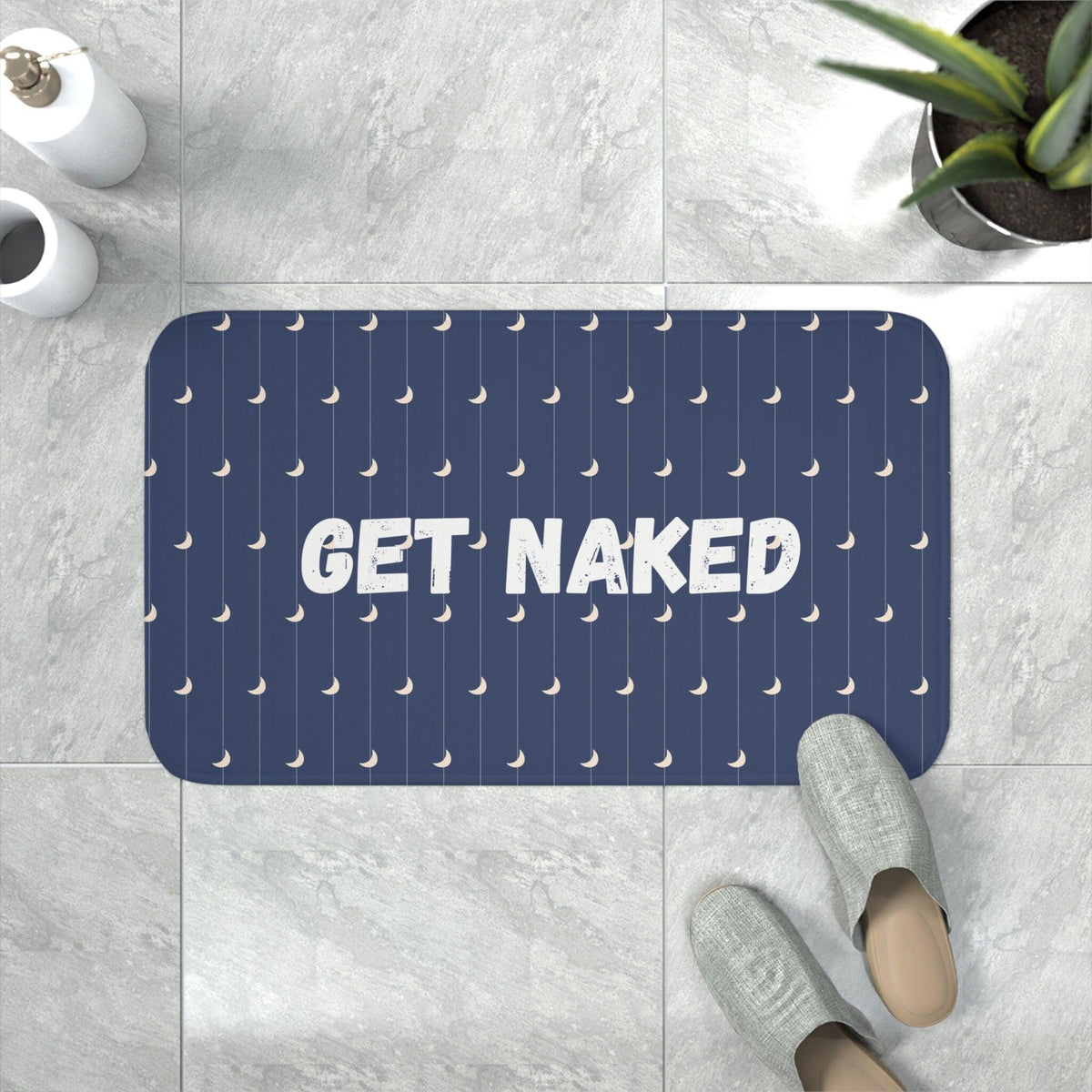 Guest Bathroom Idea Blue Boho Children Bath Custom Floor Mat Shower Curtain Boho Personalized Name Bath Mat Custom Shower Mat Boho Moon - The Ripple Effect Co.US